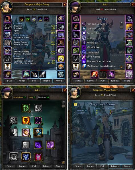 WoW PvP Inspect AddOn .